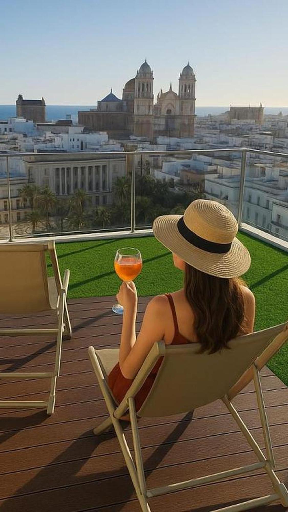 דירות קדיז Skyline - Penthouse With 50M2 Private Terrace And Stunning Views מראה חיצוני תמונה